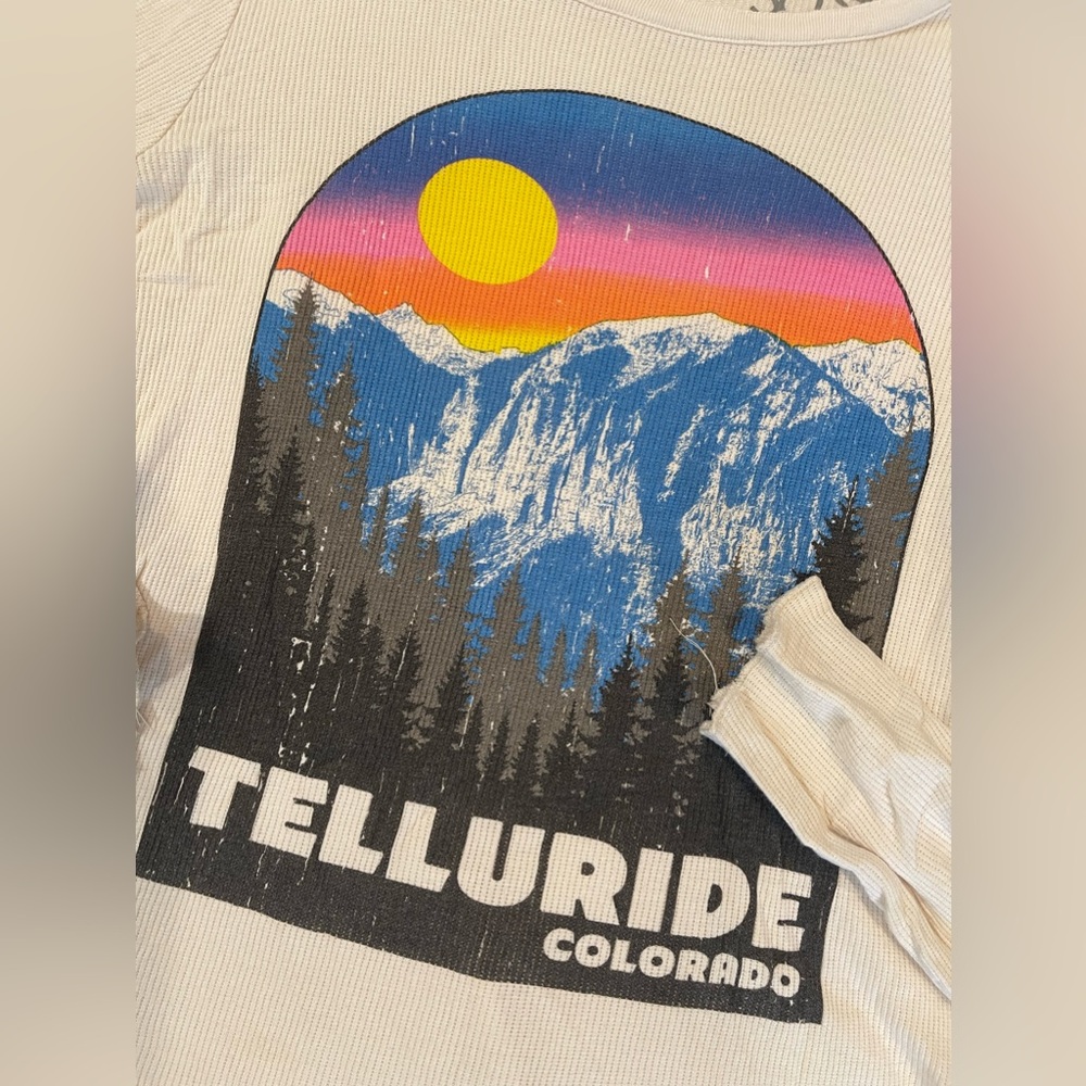Chaser telluride “thermal” long sleeve top like new size S